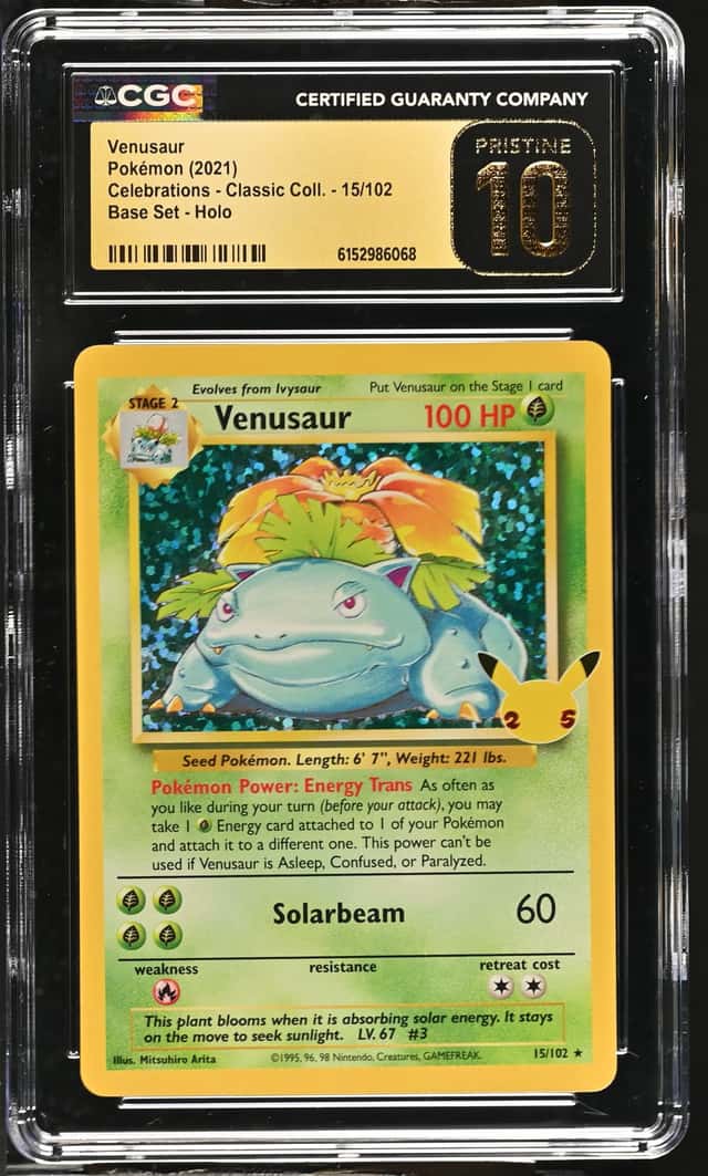 Venusaur 30th Anniversary Pokemon Card