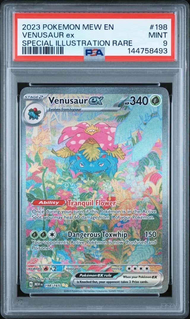 2023 Pokemon SV 151 198 Venusaur EX PSA 9 144758493