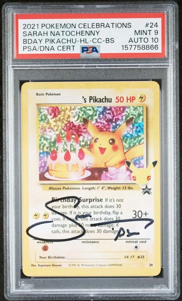 _____'s Pikachu STAMP [25th Anniversary] TEXTURED CONFETTI HOLO