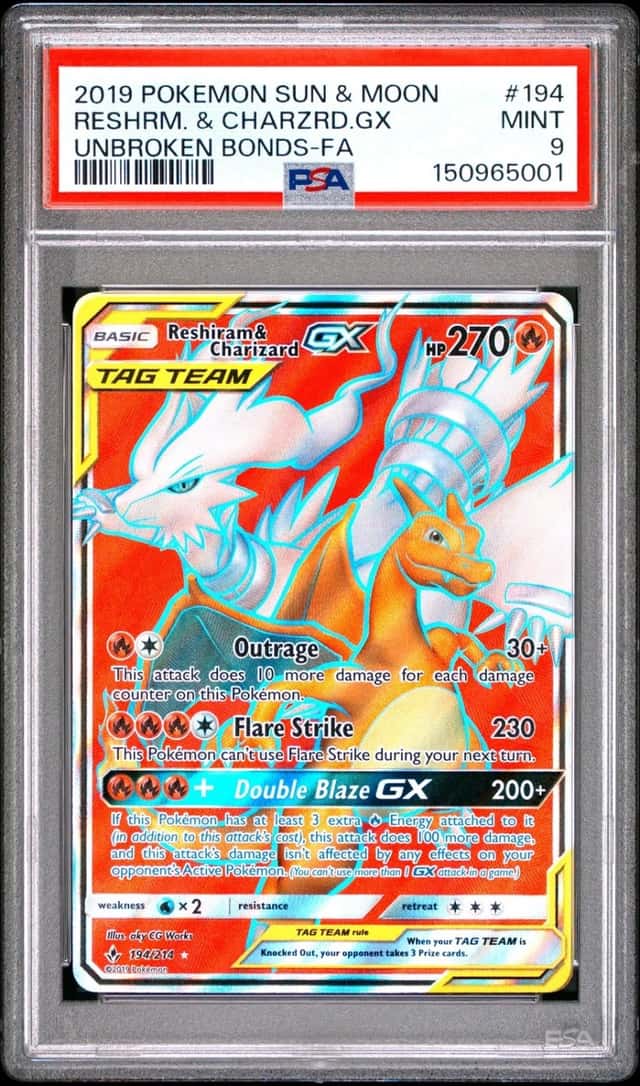 Reshiram & Charizard GX