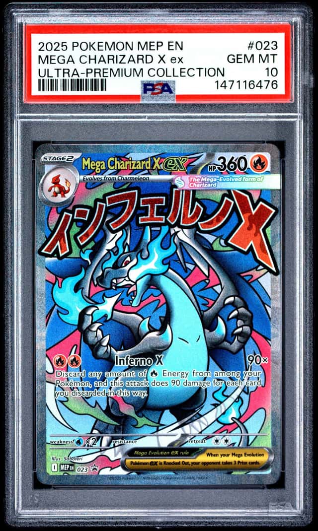 Pokemon Mega Charizard Ex - Graded PSA 10