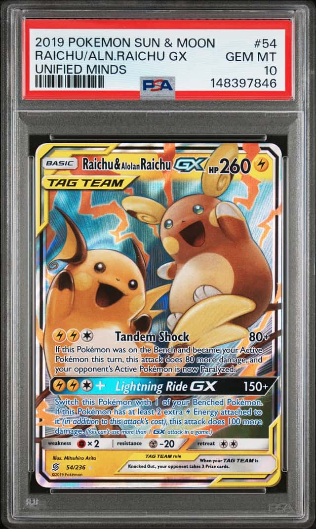 Raichu & Alolan Raichu GX