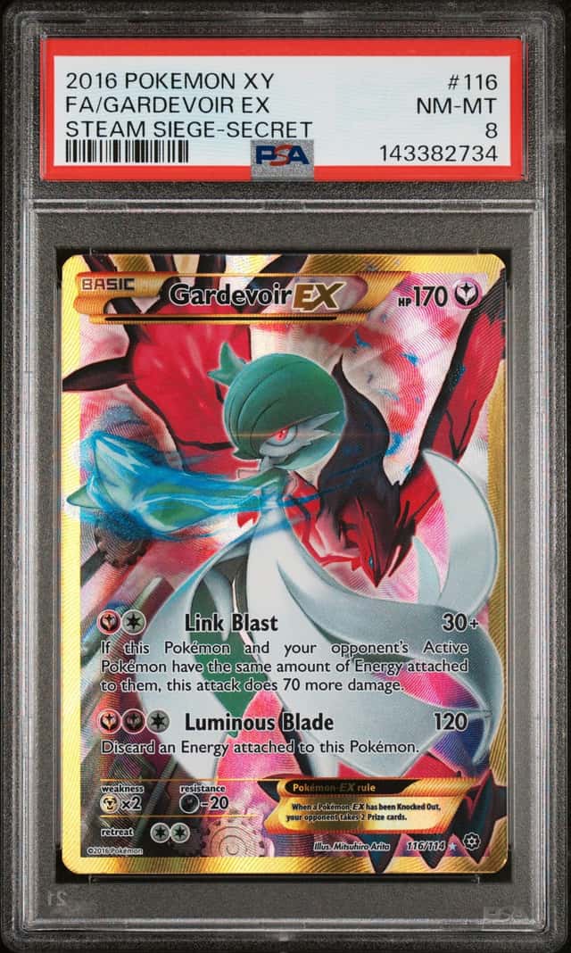 2016 Pokemon XY Steam Siege 116 Gardevoir EX PSA 8 143382734