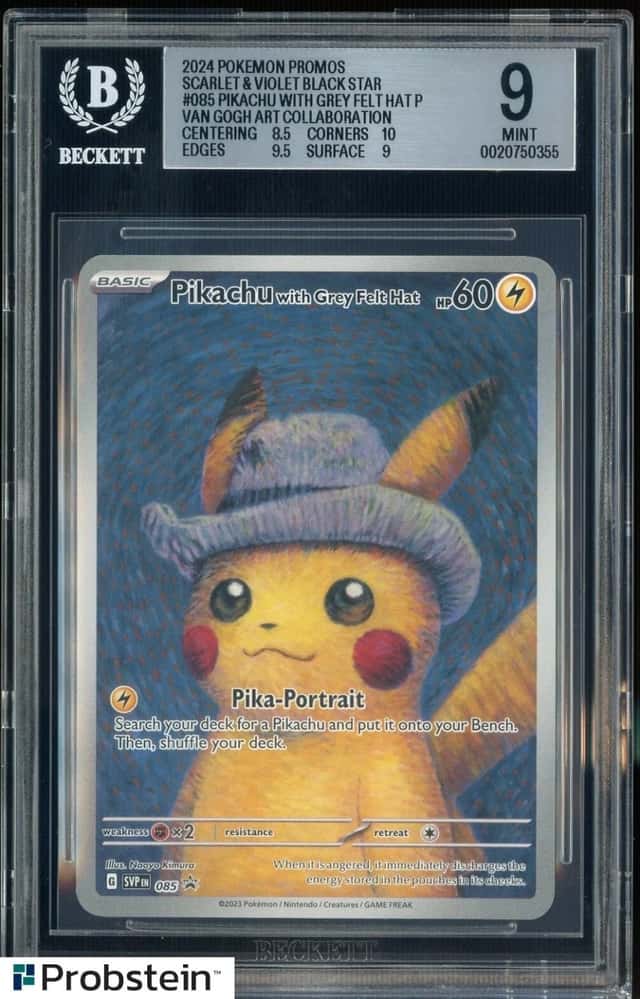 Pikachu/Grey Felt Hat
