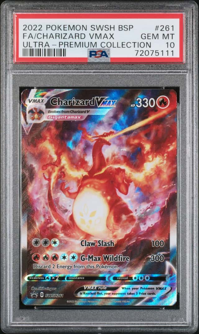 Pokemon SWSH Black Star Promos Charizard VMAX 2022 #SWSH261 PSA 10 GEM MINT
