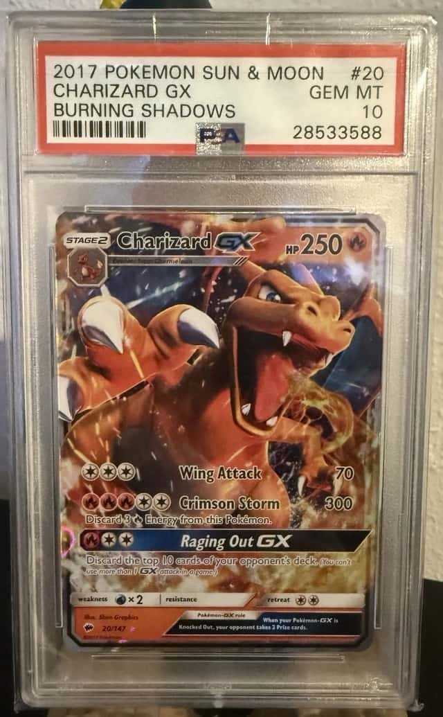 Pokemon Company Charizard GX 20/147 Burning Shadows Holo GX PSA 10 2017 EN