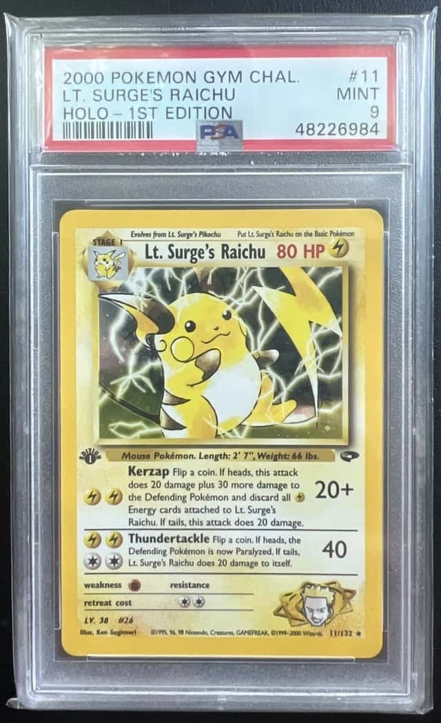 Lt. Surge's Raichu