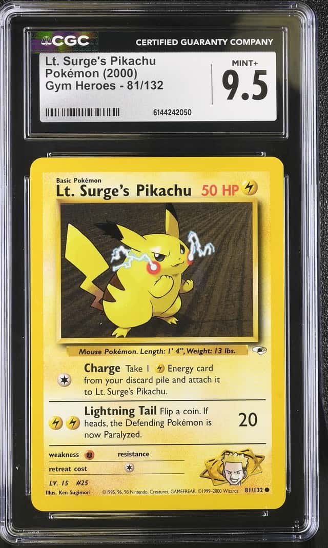Lt. Surge's Pikachu
