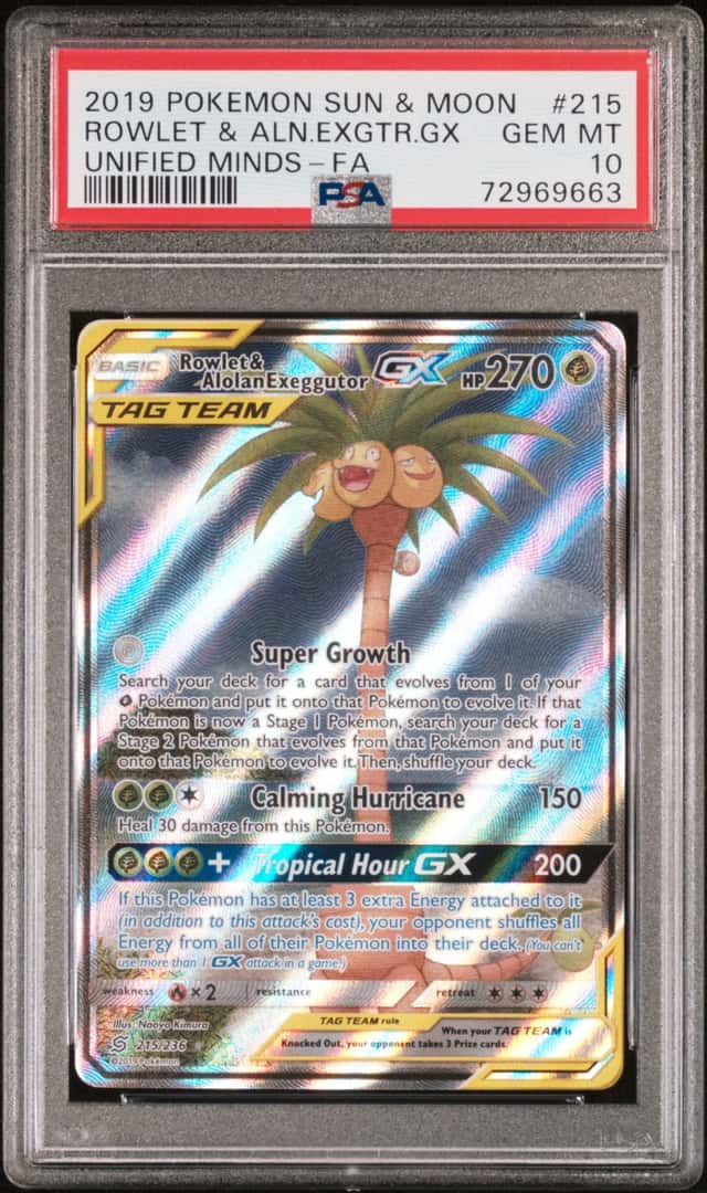 Rowlet & Alolan Exeggutor GX