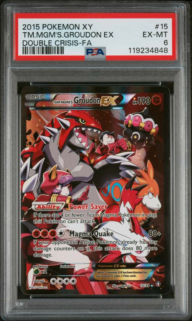 Team Magma's Groudon EX