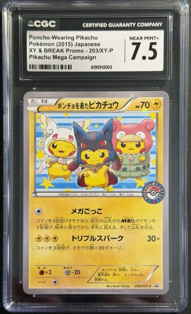 Poncho-Wear Pikachu