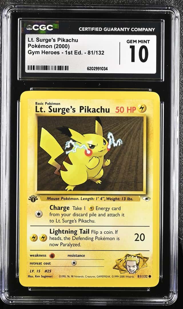 Lt. Surge's Pikachu