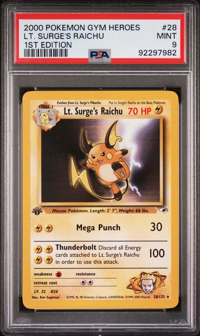Lt. Surge's Raichu