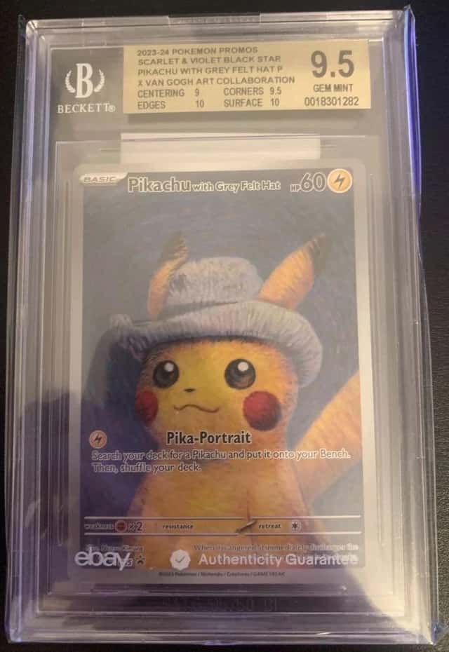 Pikachu/Grey Felt Hat