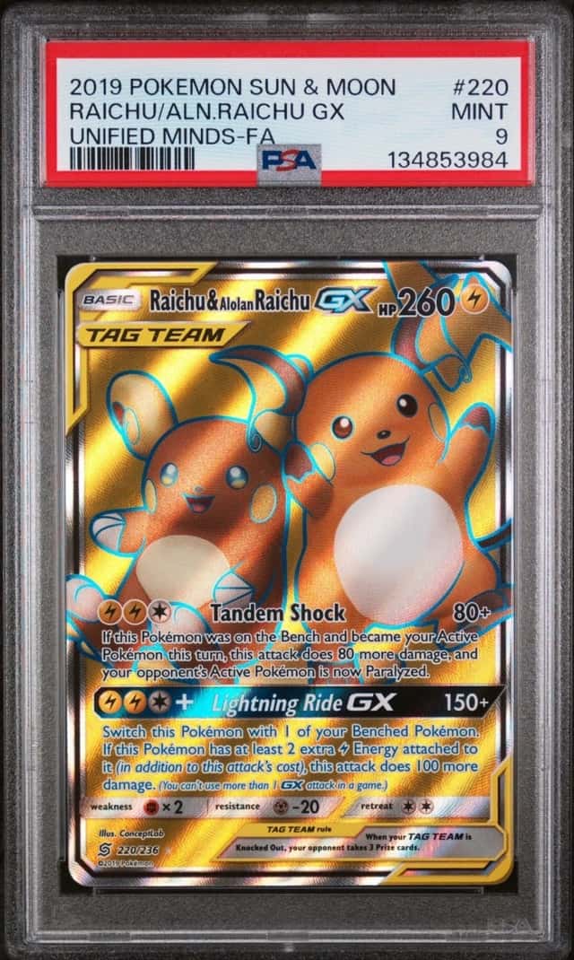 Raichu & Alolan Raichu GX