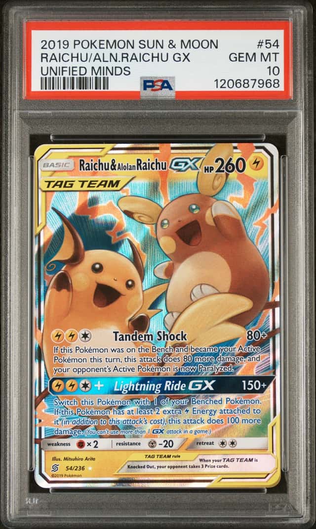 Raichu & Alolan Raichu GX