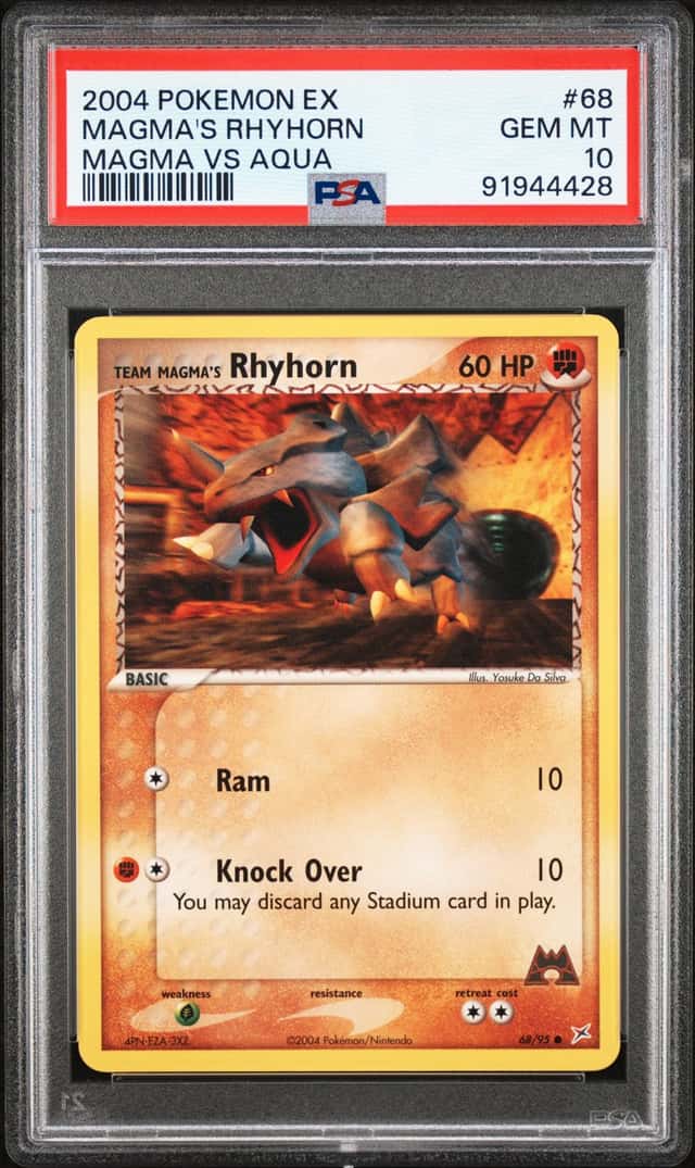Team Magma's Rhyhorn