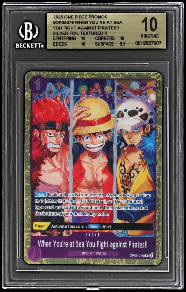 When You're at Sea You Fight against Pirates!! SILVER FOIL TEXTURED R/(Three Captains Battle & Support Crew Battle Top 32 Prize)