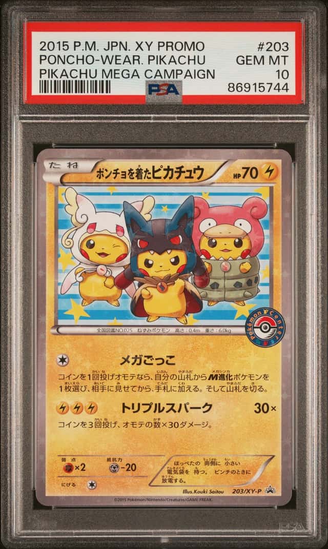 Poncho-Wear Pikachu
