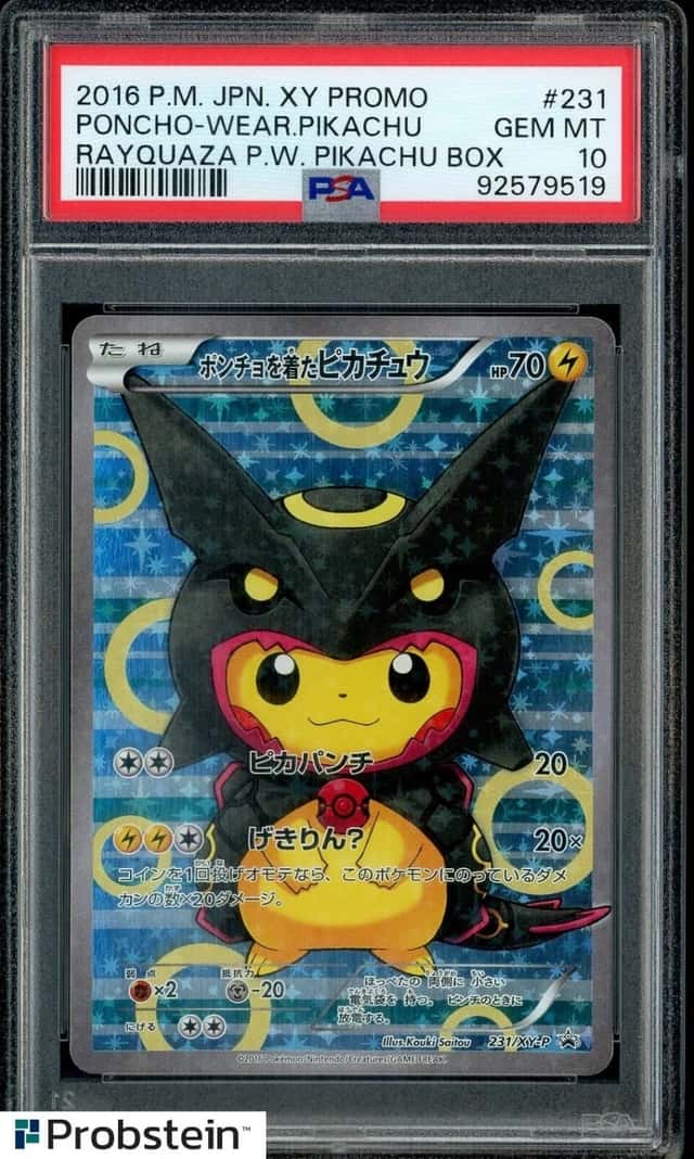 Poncho-wearing Pikachu