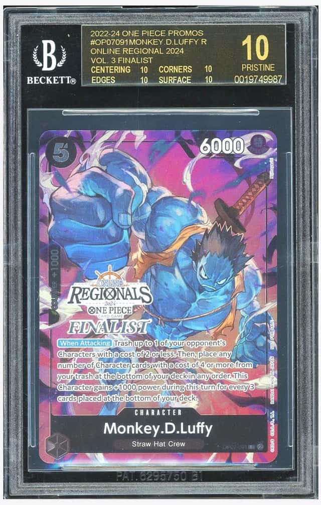 Monkey.D.Luffy STAMP R/(Offline Regional Finalist Card Set 2024 Vol. 3)