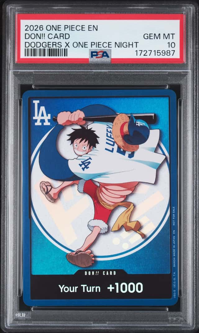 2026 One Piece Promo Dodgers X One Piece Night Don!! Card