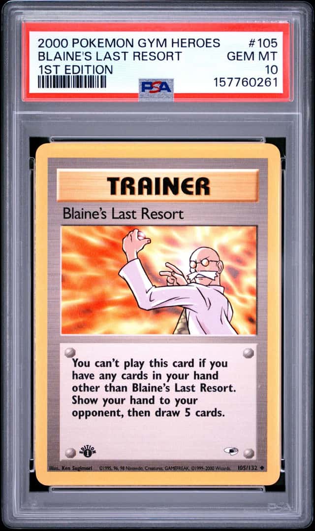 Blaine's Last Resort