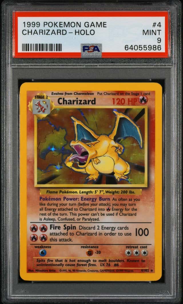 1999 Pokemon Game Holo Charizard #4
