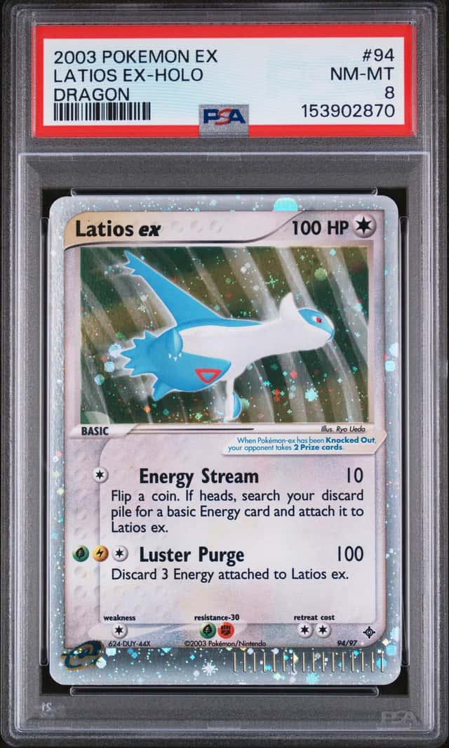 2003 Pokemon Ex Dragon Holo Latios Ex #94