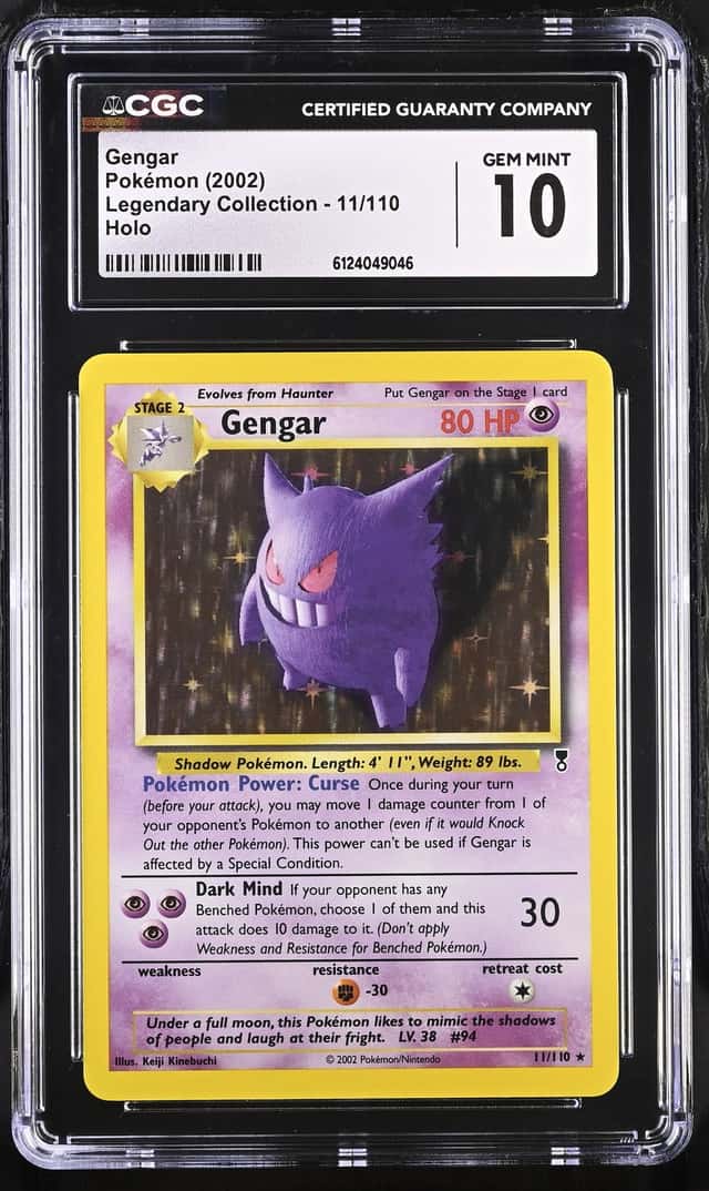 2002 Pokemon Legendary Collection Holo Gengar #11