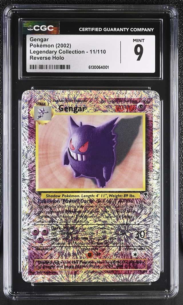 2002 Pokemon Legendary Collection Reverse Foil Gengar #11