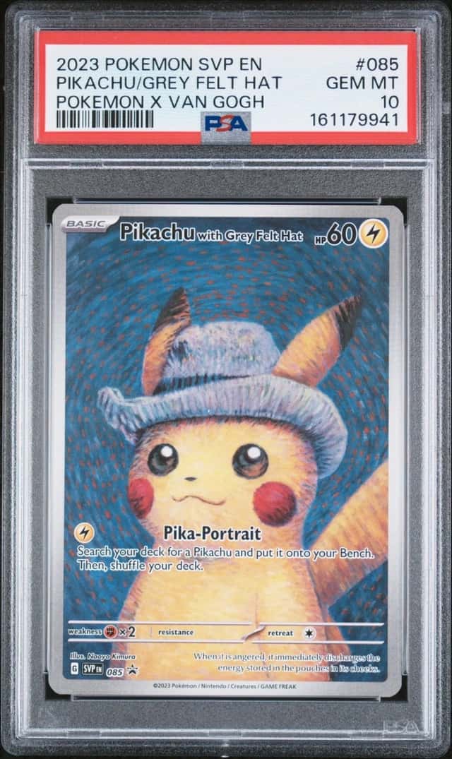 Pikachu/Grey Felt Hat