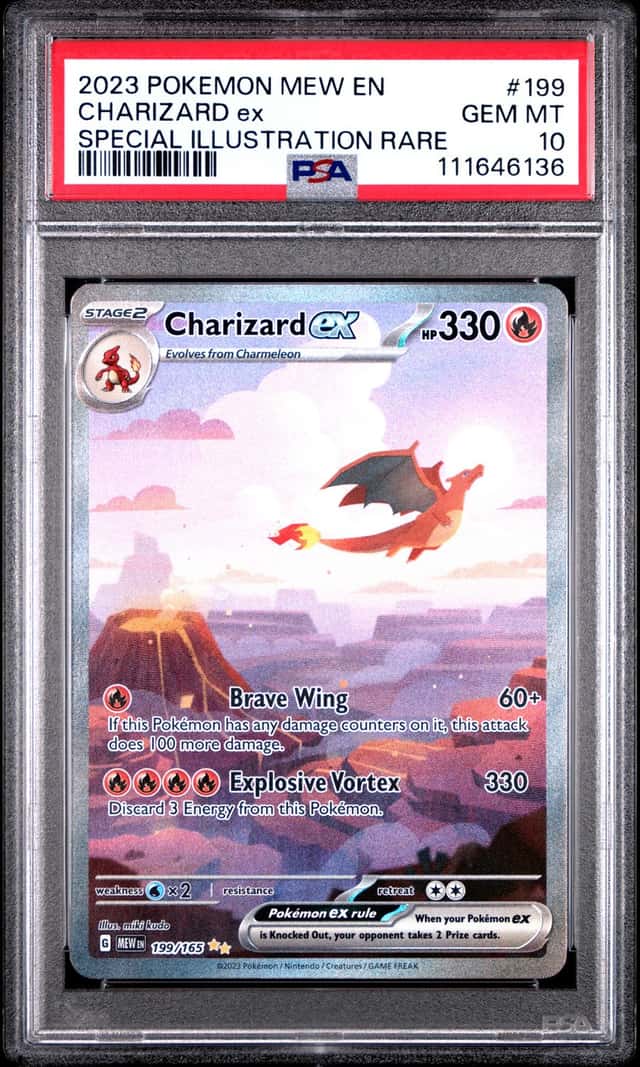 2023 Pokemon Mew Special Illustration Rare Charizard Ex #199