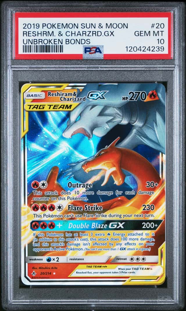 Reshiram & Charizard GX