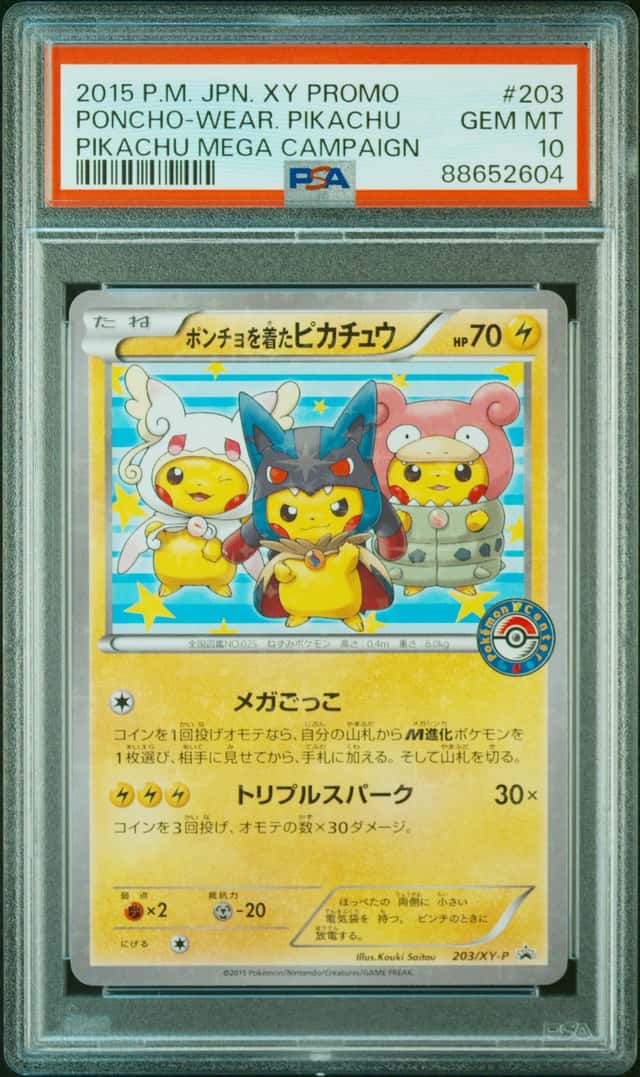 Poncho-Wear Pikachu