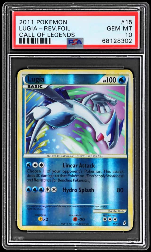 2011 Pokemon Call of Legends Reverse Holo Lugia #15