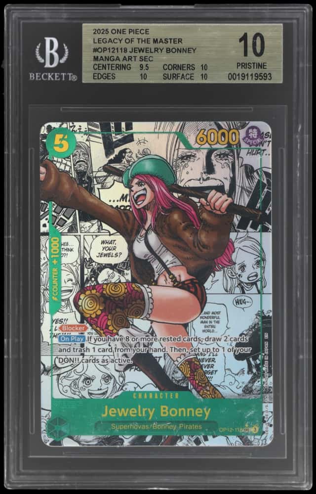 2025 One Piece Legacy of the Master Manga Alternate Art Jewelry Bonney #OP12-118