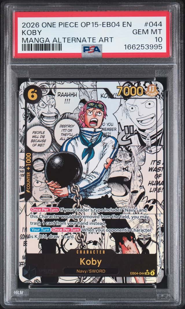 2026 One Piece Adventure On Kami's Island Manga Alternate Art Koby #EB04044