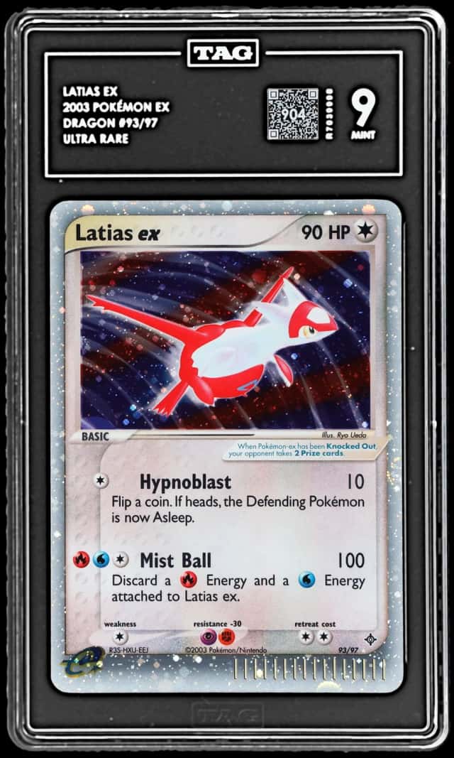 2003 Pokemon Ex Dragon Latias Ex #93