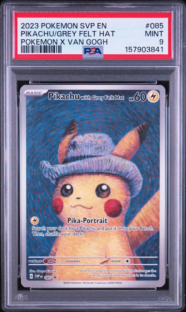 Pikachu/Grey Felt Hat