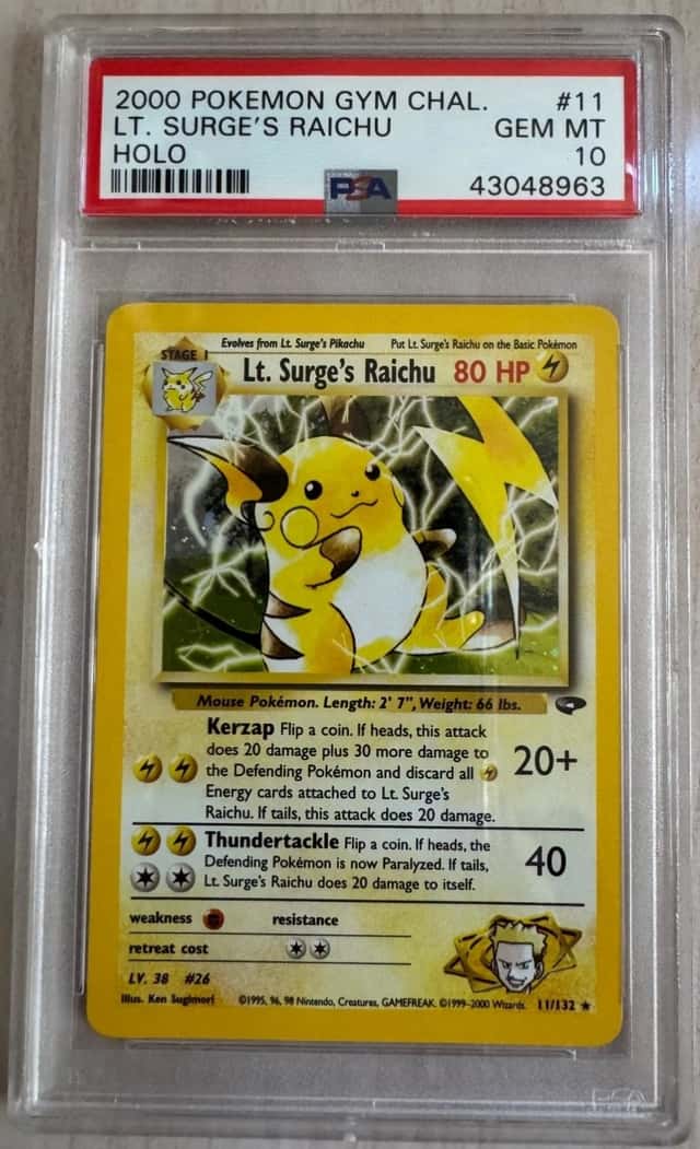 Lt. Surge's Raichu