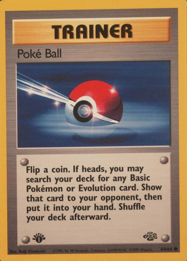 Poke Ball · Reverse Holo · 1st Edition