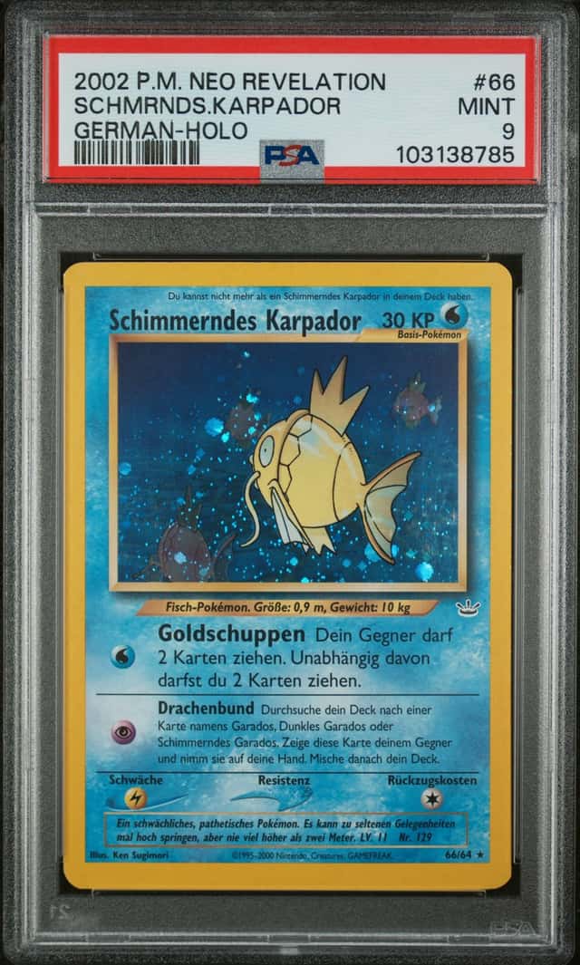 Schimmerndes Karpador