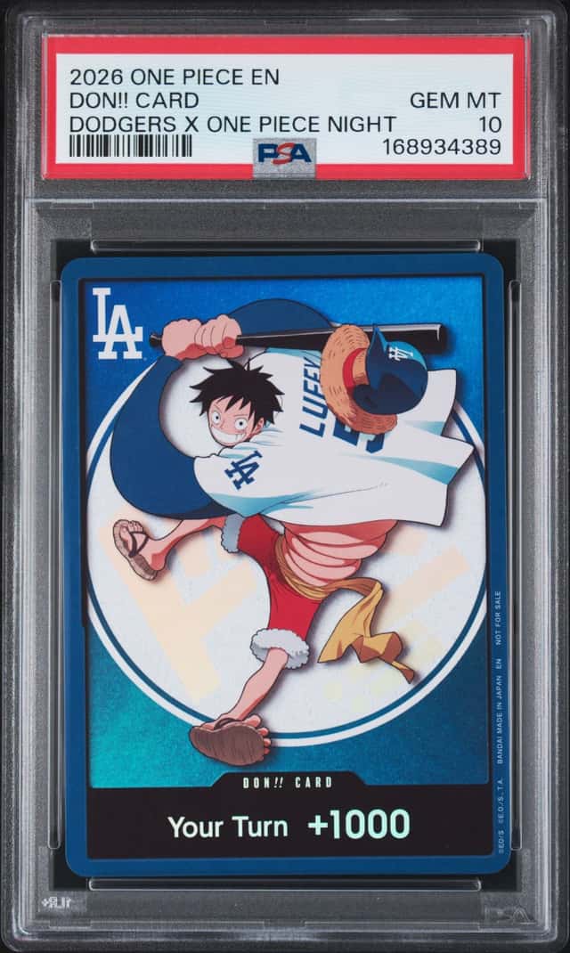 2026 One Piece Promo Dodgers X Night Don!! PSA 10 GEM MINT
