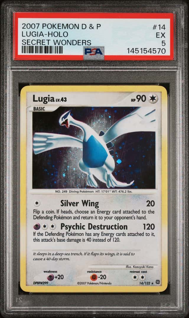 Pokémon TCG Lugia 14/132 Secret Wonders Holo
