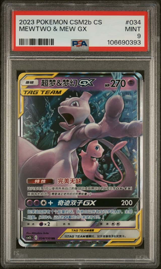 Mewtwo & Mew GX