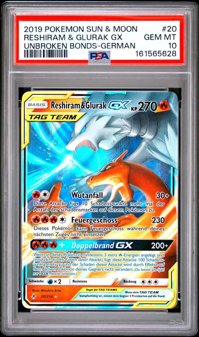 Reshiram & Glurak GX