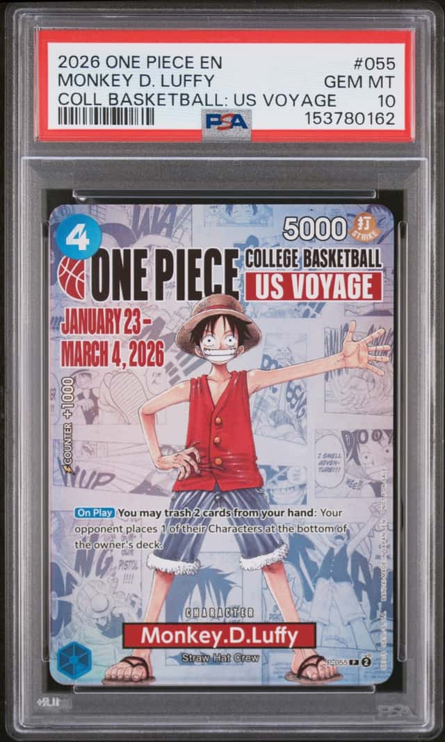 2026 One Piece Promo College Basketball US Voyage Monkey D. Luffy #P-055