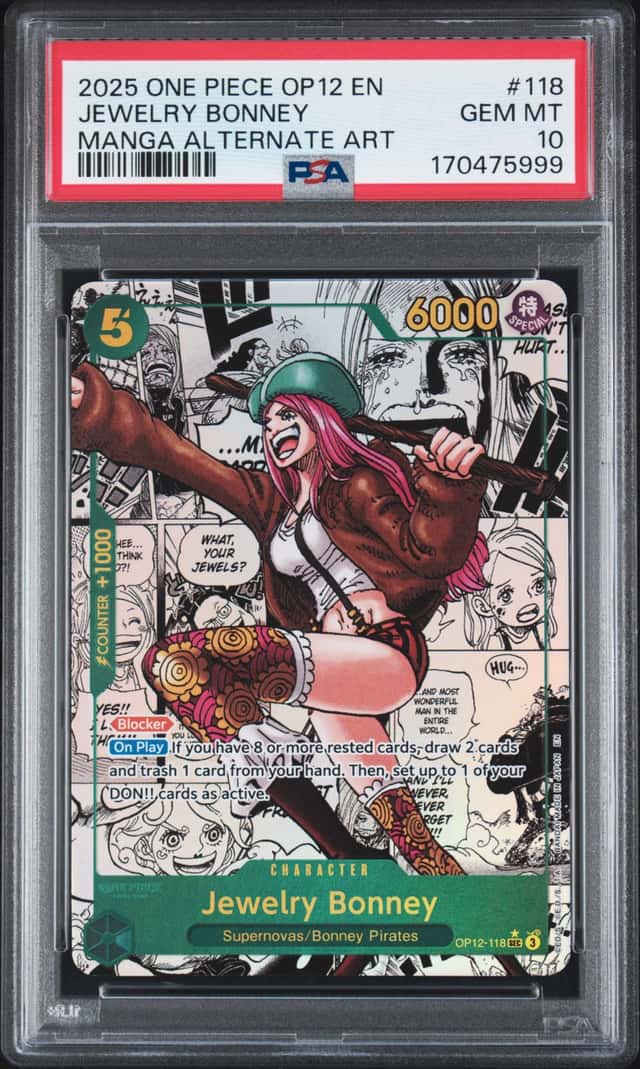 2025 One Piece Legacy of the Master Manga Alternate Art Jewelry Bonney #OP12-118