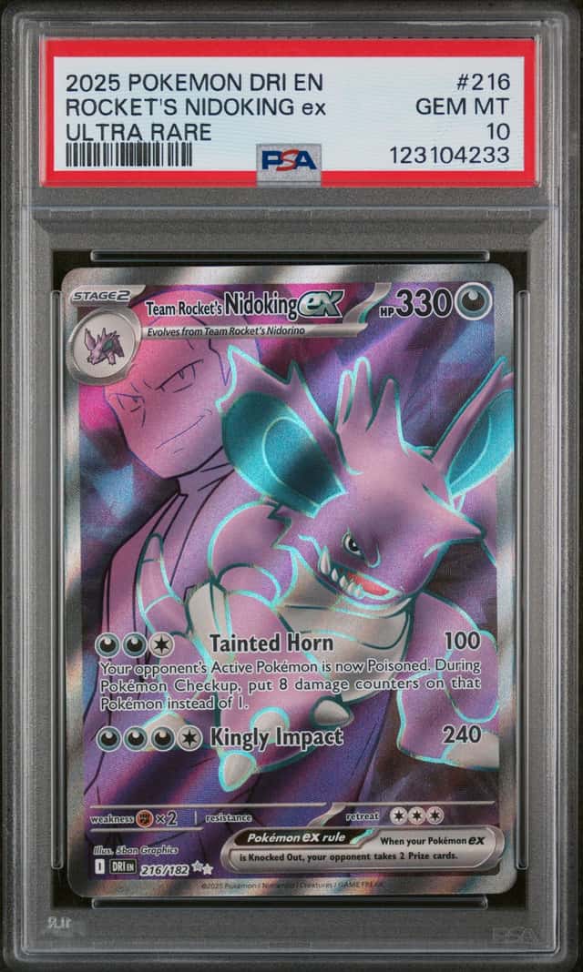 ROCKET'S NIDOKING ex